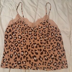 Leopard cami tank top